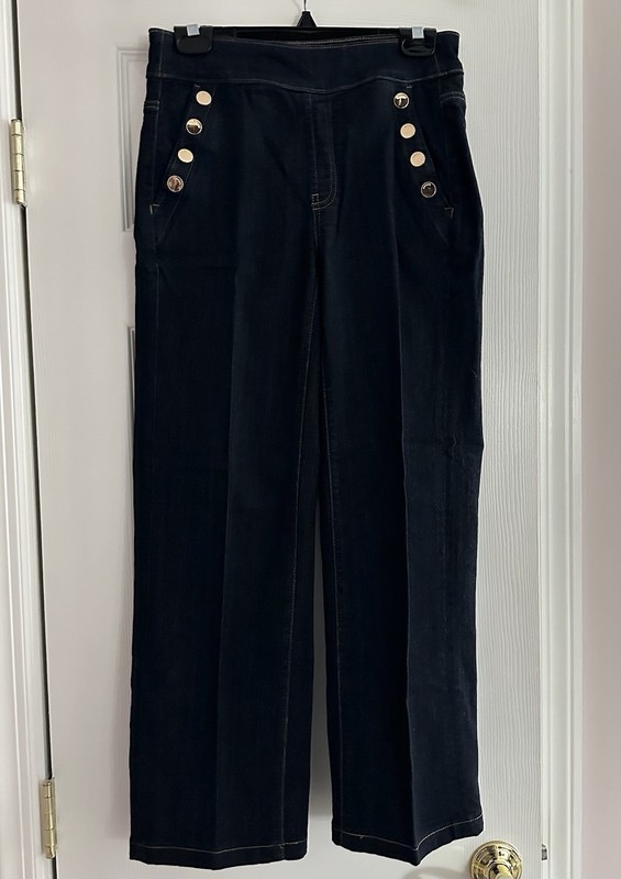 Chicos | Pull-On | Wide Leg Sailor Jean | 000R (US SIZE 0R) | NWOT