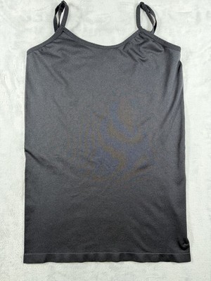 Eye Candy Women s Plus Size 1X/2X Black Seamless Cami Tank Adjustable Straps