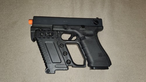 GBB Gas Blowback Airsoft Pistol W/ Rail Attachment