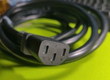  TESTED 8ft Power Cable for Monitor/PC Black Power Cord AC Cord