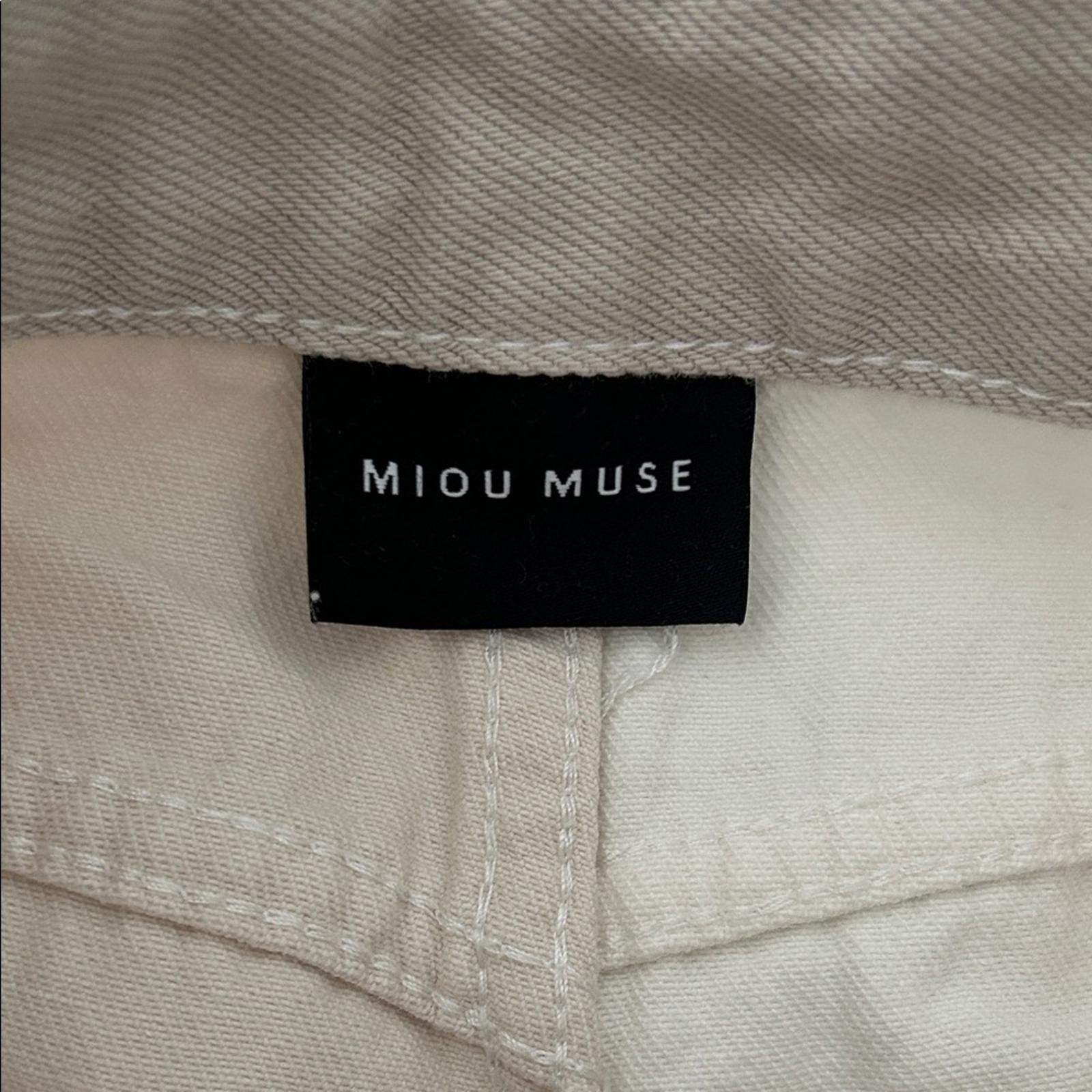 Miou Muse Colorblock Patchwork Pants - image 5