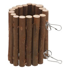 Parrot Cage Bird Accessories Hanging Tunnel Toy Hamster Chew Toys