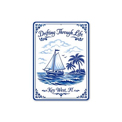 Drifting Through Life Key West Florida Boat Sign