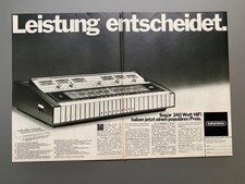 Grundig RTV 1020 Super Ricevitore HiFi Stereo 1973 Vintage Pubblicità Pubblicità
