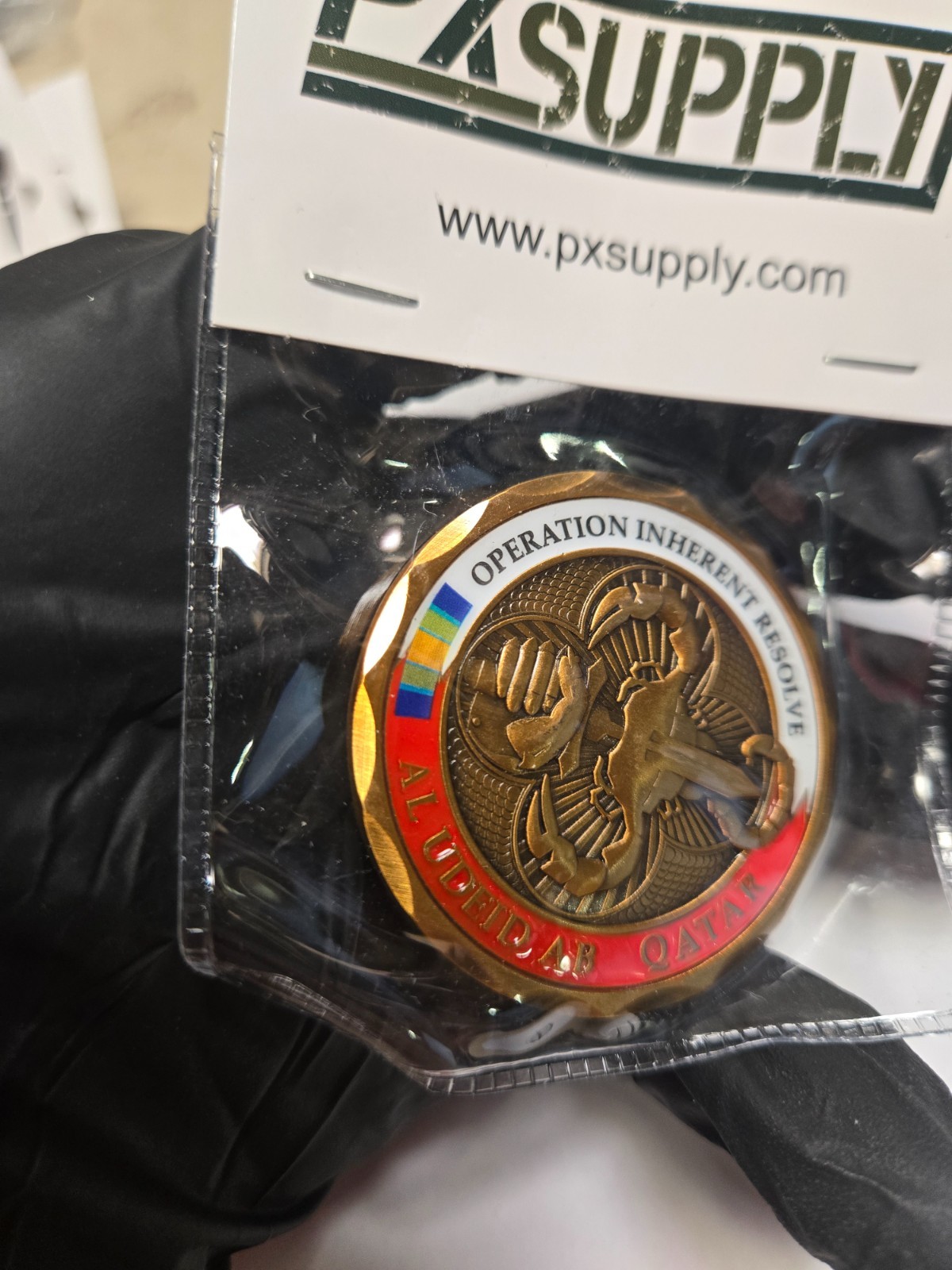 Operation Inherent Resolve OIR Al Udeid AB Qatar Combined Joint Challenge Coin