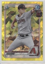 2020 Bowman Chrome Draft Sapphire Edition Yellow 19/99 Slade Cecconi #BD-85 09an