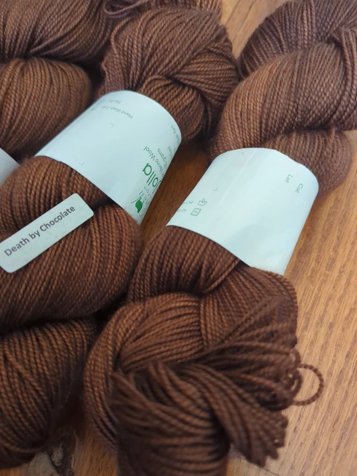 Baah! La Jolla yarn Set Of 3: 400 Yds Each 💯 SW Merino Sock Fingering Weight  - Image 2 of 4