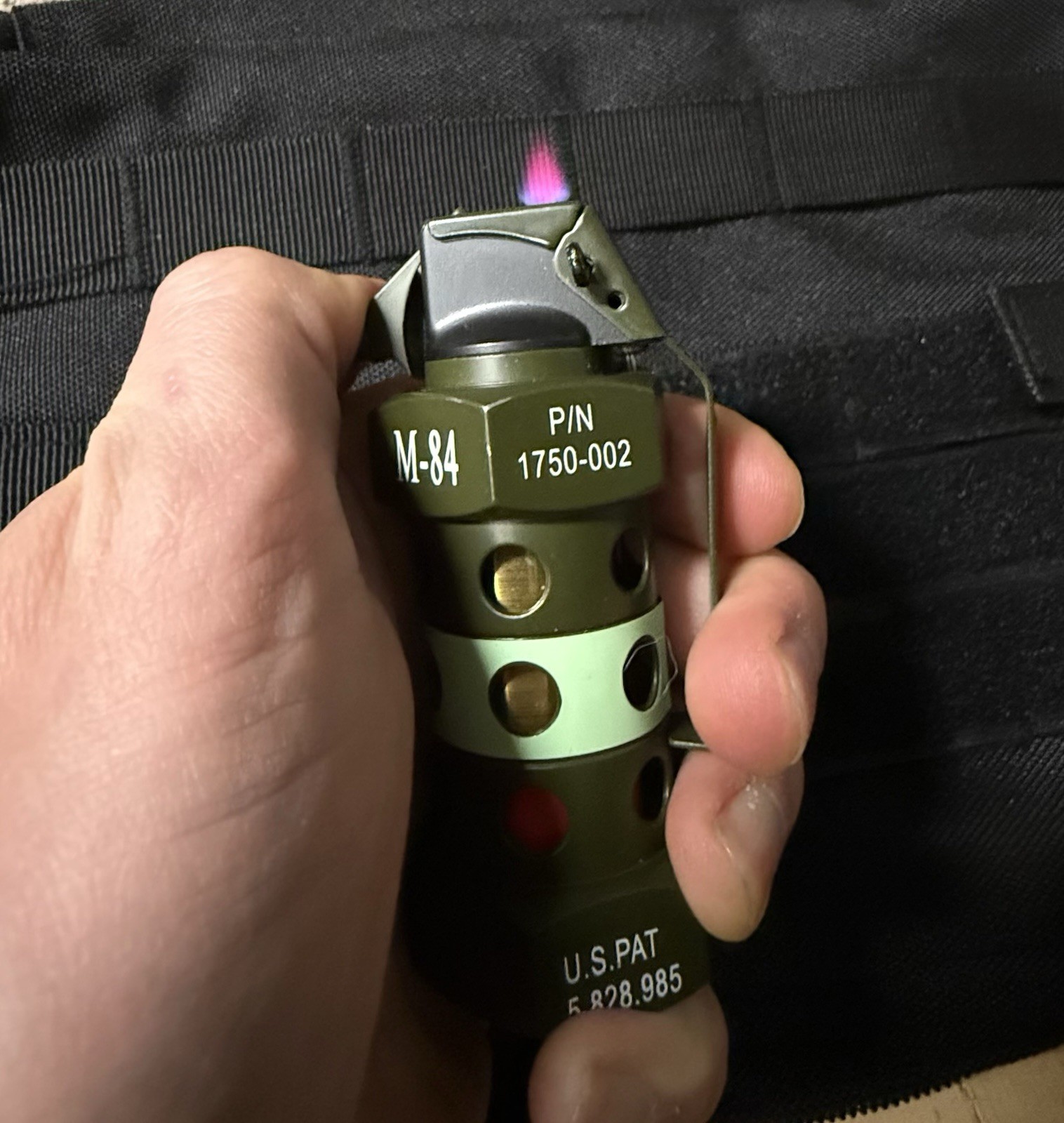 Military Style Stun Flashbang Butane Novelty Torch Lighter
