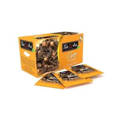 Tea4U Clove Black Tea Pure Ceylon Tea leaves Naturally Caffeinated 50g 25 TeaBag