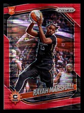 2025 Panini Prizm WNBA 47 Rayah Marshall Red Pulsar Prizm /299 RC