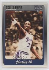 1997 Score Board Rookies Back in the Day Checklist Scottie Pippen #100 HOF 0c4