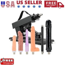 SENSUA Electric Women Sex Machine Toy Fucking-Love-Masturbation- With 5 Dildos!