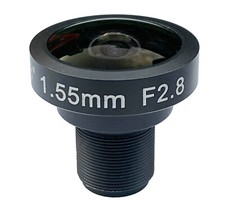 12 million 6K 8K 1/2.3 1.55mm fisheye panorama HD M12 interface wide-angle lens