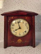 ANTIQUE 1880s MANTEL CLOCK GILBERT CLOCK CO 