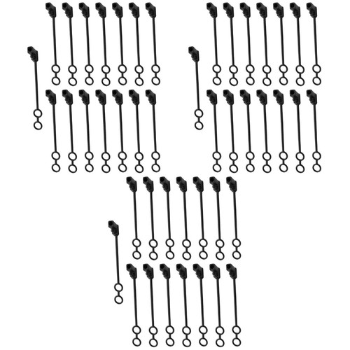 Set of 3 Coperchio Prova Di Polvere Cappello Spina Uscita - Zdjęcie 5 z 12