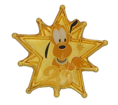 Pluto Tokyo Disneyland Sea 20 Gold Star Individual Disney Park