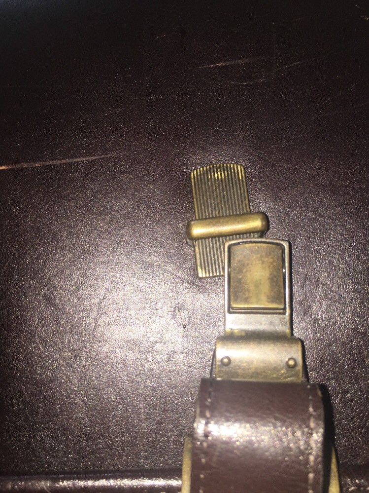 SAMSONITE Brown Leather MESSENGER BAG Laptop Busine… Gem