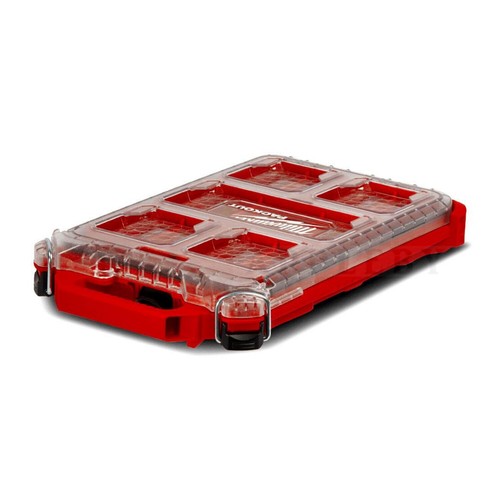 2 x Milwaukee PACKOUT Low-Profile Compact Organiser Modular Storage 48228436 New - Picture 3 of 12