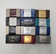 Bath  Body Works Men's Shea Butter Cleansing Bar 5 oz Body Soap You Pick Scent