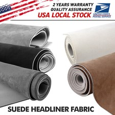 Suede Soft Headliner Foam Backing Reupholstery Fabric-Choose Your Color And Size