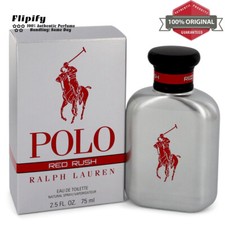 Polo Red Rush Cologne 2.5 oz EDT Spray for Men by Ralph Lauren