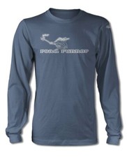 1968 - 1974 Plymouth Road Runner Emblem T-shirt - Long Sleeves - Emblem