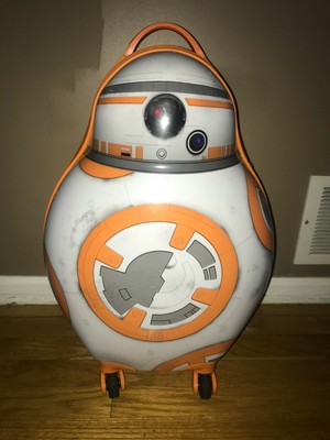 BB-8 Star Wars Disney Store Kids Hard Shell Rolling Travel Luggage Suitcase | eBay