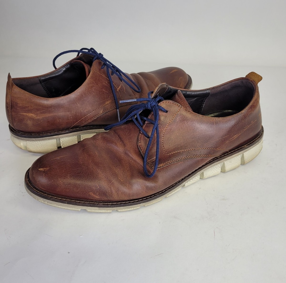 ECCO Jeremy Hybrid Brown Leather Derby Shoes Mens Size EU 44 US 10 s-l1200.jpg main image 3