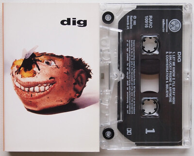 DIG - DIG (RADIOACTIVE RARC10916) 1993 UK CASSETTE TAPE ALTERNATIVE ROCK