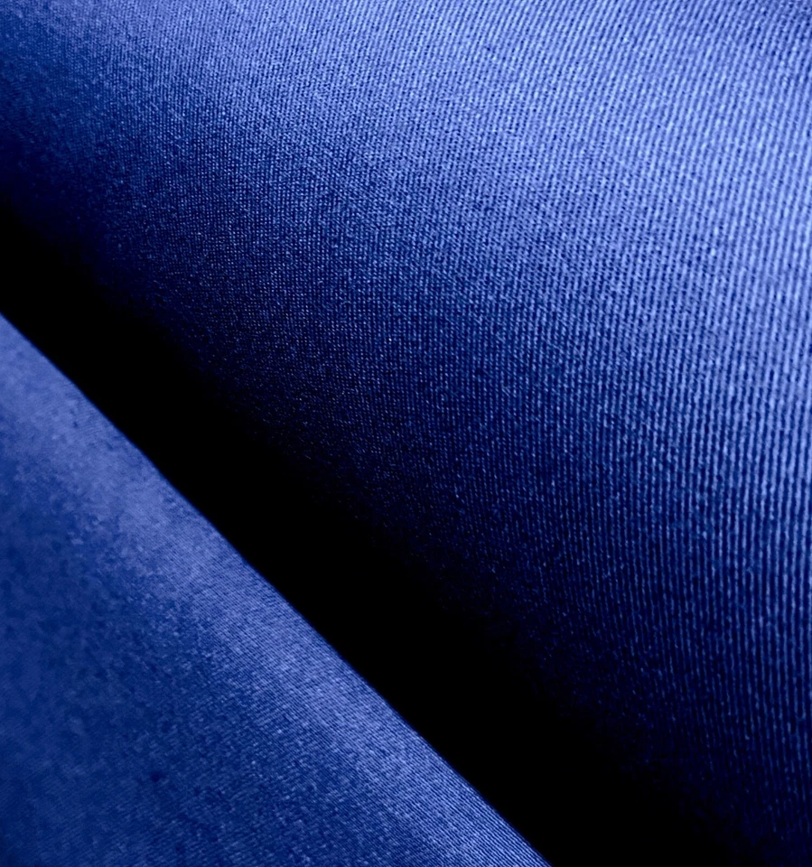 TWILL FABRIC 100% COTTON MADE IN USA COLOR MID BLUE 7.5 OZS 58" WIDE BY YARD - Image 3 of 3