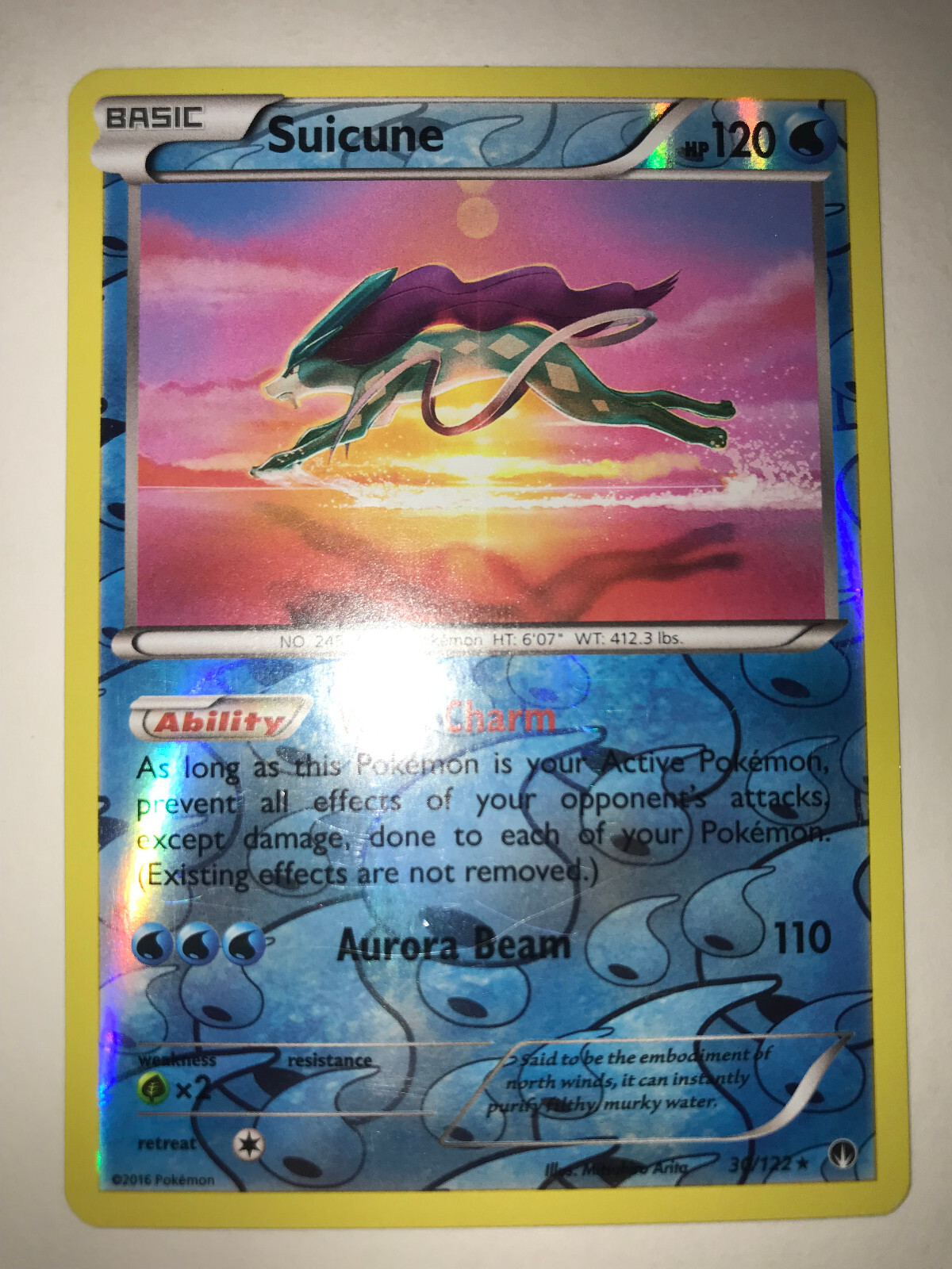 Suicune 30/122 Breakpoint Reverse Holo