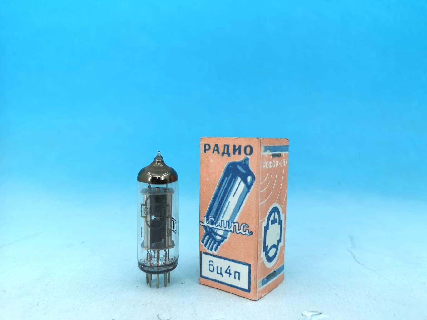 1 x 6C4P 6Ц4П REFLECTOR 1964 long life rectifier 6z31 6z4 ez90 6x4 NEW ...
