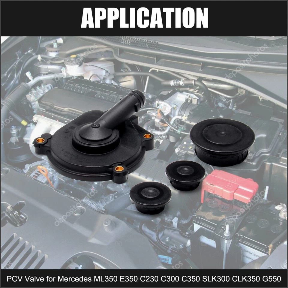 ⭐Kit de cubierta separador de aceite de motor para Mercedes-Benz con juego de tapa de sello y árbol de levas⭐ Foto 3 de 4