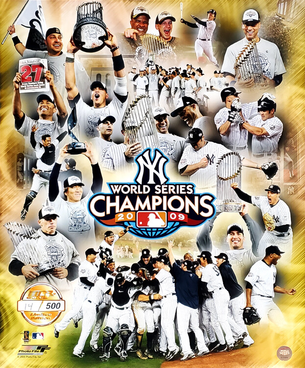 New York Yankees 2009 World Series Champs 20x24 Premium