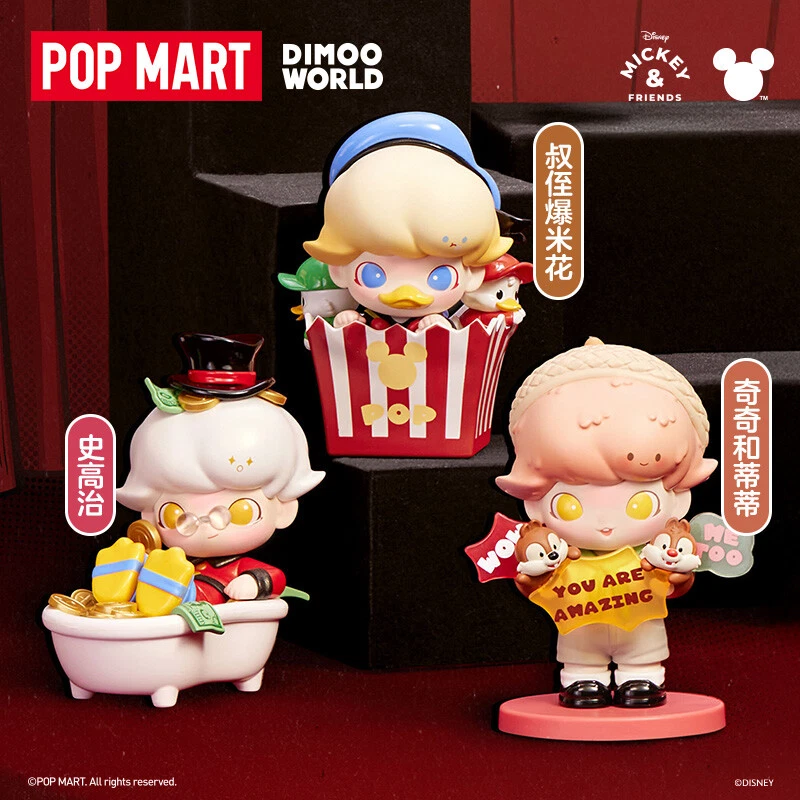 Authentic DIMOO WORLD × Disney Series Blind Box Figure Toy Gift