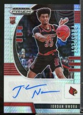 Jordan Nwora 2020-21 Panini Prizm Draft Picks Prospect Autographs Hyper #38 