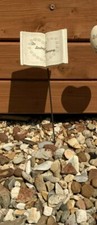 Memorial Book Spike " In Loving Memory " Grave cemetery memorial ornament