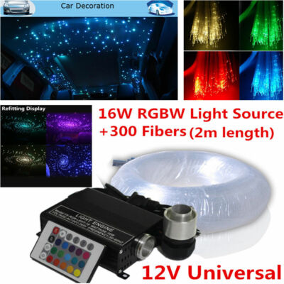 300pc Car Headliner Star Light kit Roof Ceiling Lights Fiber Optic Star Ceiling