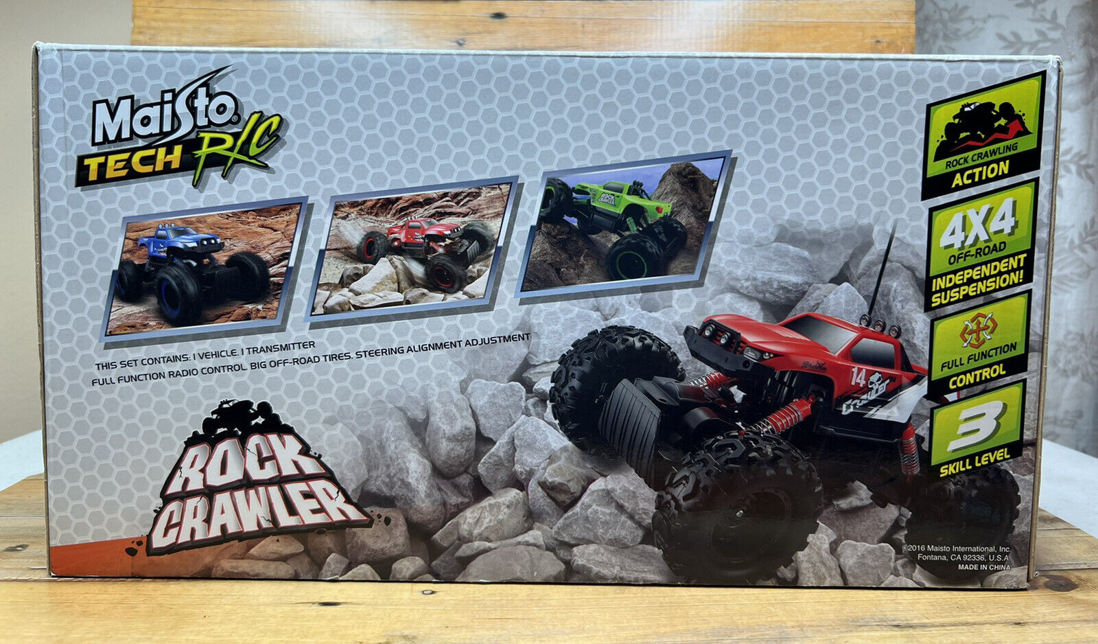 Carro Controle Remoto - Rock Crawler - Off-Road Series - Maisto