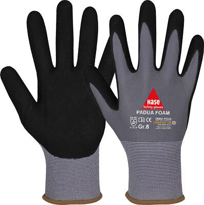 10 Paar PADUA FOAM, Montagehandschuh aus Nylon/Nitrilschaum, Hase - 508685