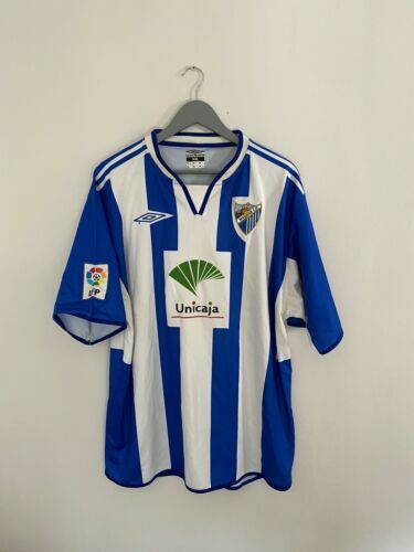 Maillot Malaga CF Domicile 1999-2001 – Kelme – Taille XS – Vintage