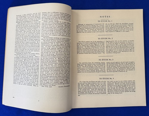 Vintage 1944 Vol 33 Chopin Etudes for the Piano Music Song Book - Picture 4 of 11