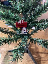 Kurt Adler Snowman Christmas Tree Name Ornament Natalie