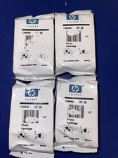 Lot Of 4 New Genuine HP 58 C6658A Photo Ink Cartridge Sealed HP Bags Sep05