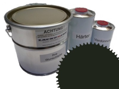7 Liter Set 2K Automotive Paint Ral 6007 Flashengrün Gloss No Clear Lackpoint