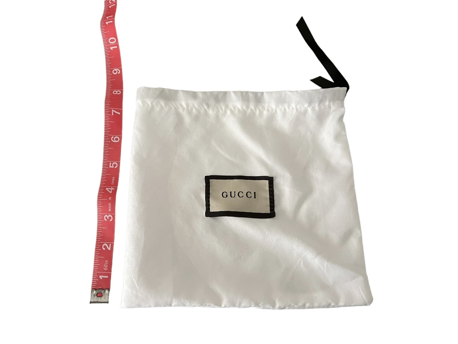 Gucci Dust Bag Approx 8 x 8 White F2 thumbnail 6