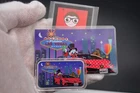 Disney Scrooge Mcduck Las Vegas RED Lamborghini 1 oz  .999 Fine Silver Bar w.COA