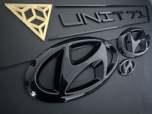 Hyundai i30N Performance Gloss Black Overlay Badge Front Grill Rear ...