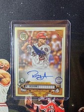 2022 Topps Cert Auto GQ Riley Adams Rookie RC Washington Nationals #GQA-RA