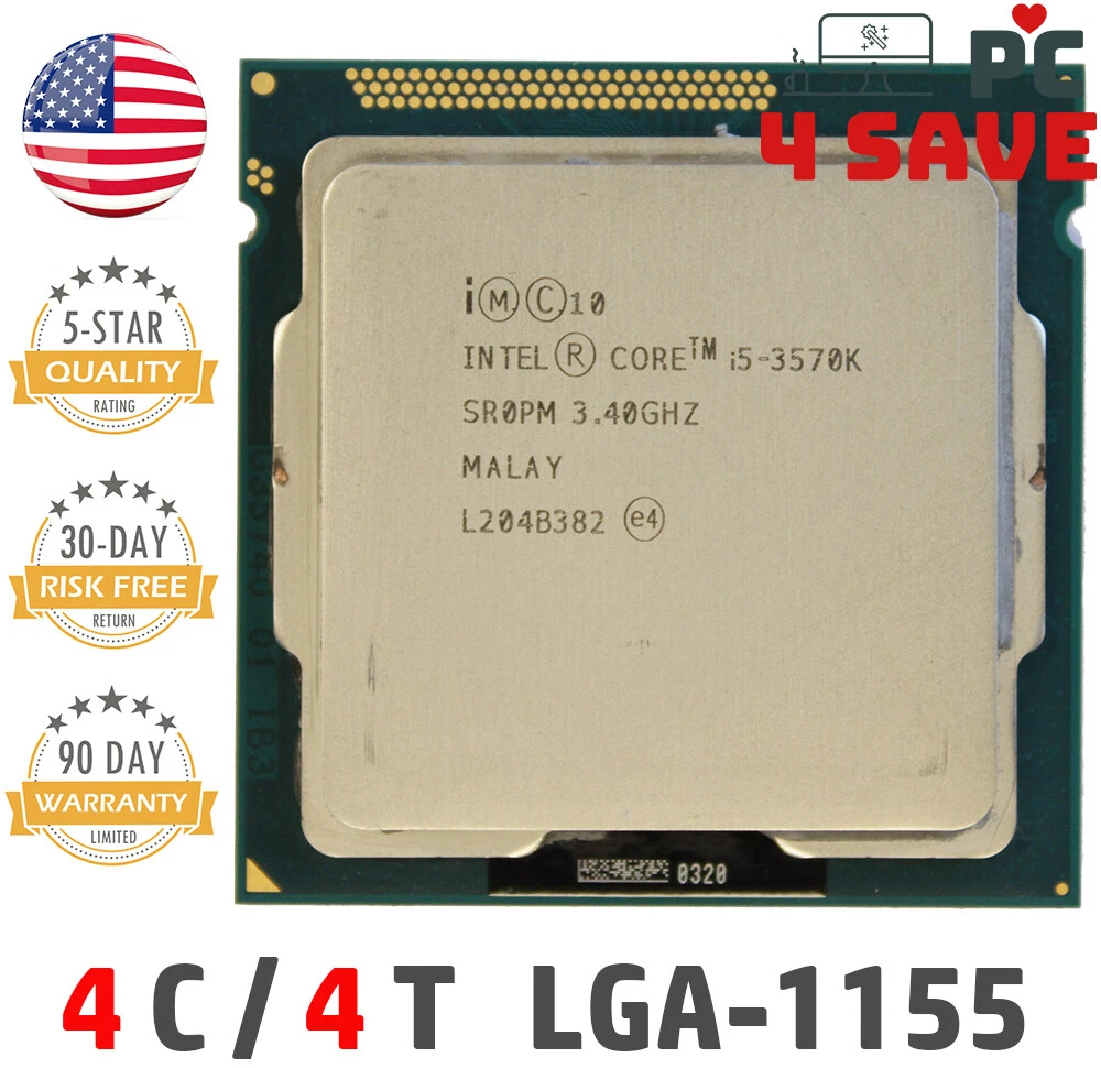 Intel Core i5-3570K Processor Model Computer Processors (CPUs) for